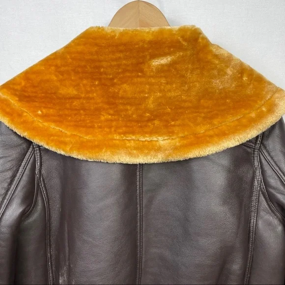 New Walter baker Eduardo faux fur trim leather jacket - Picture 13 of 16